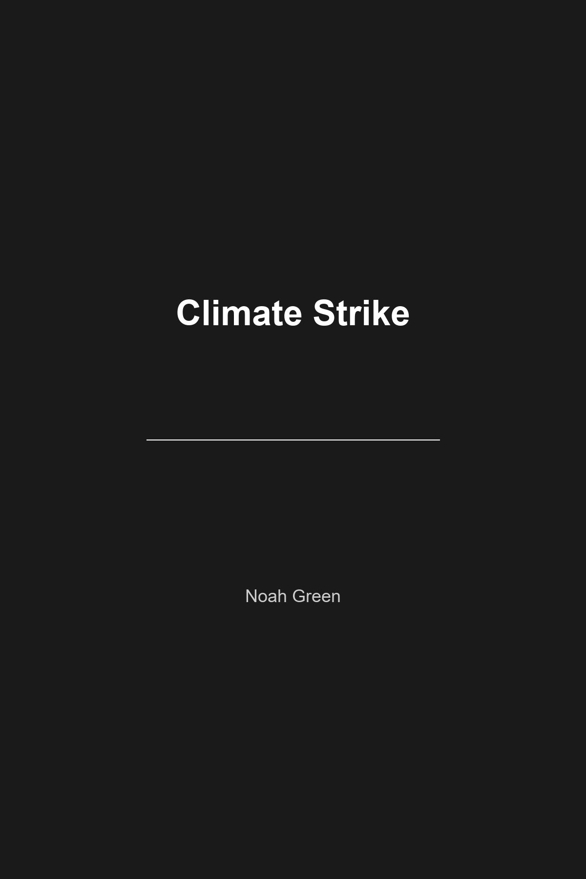 Climate Strike book cover