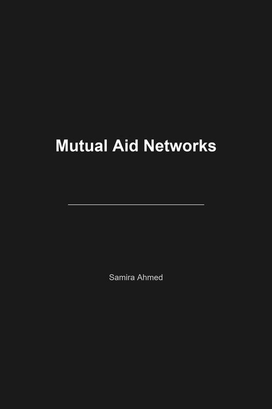 Mutual Aid Networks book cover