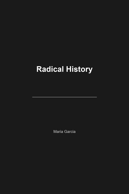 Radical History book cover
