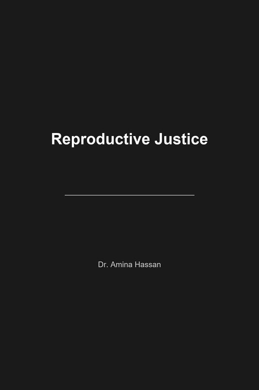 Reproductive Justice book cover