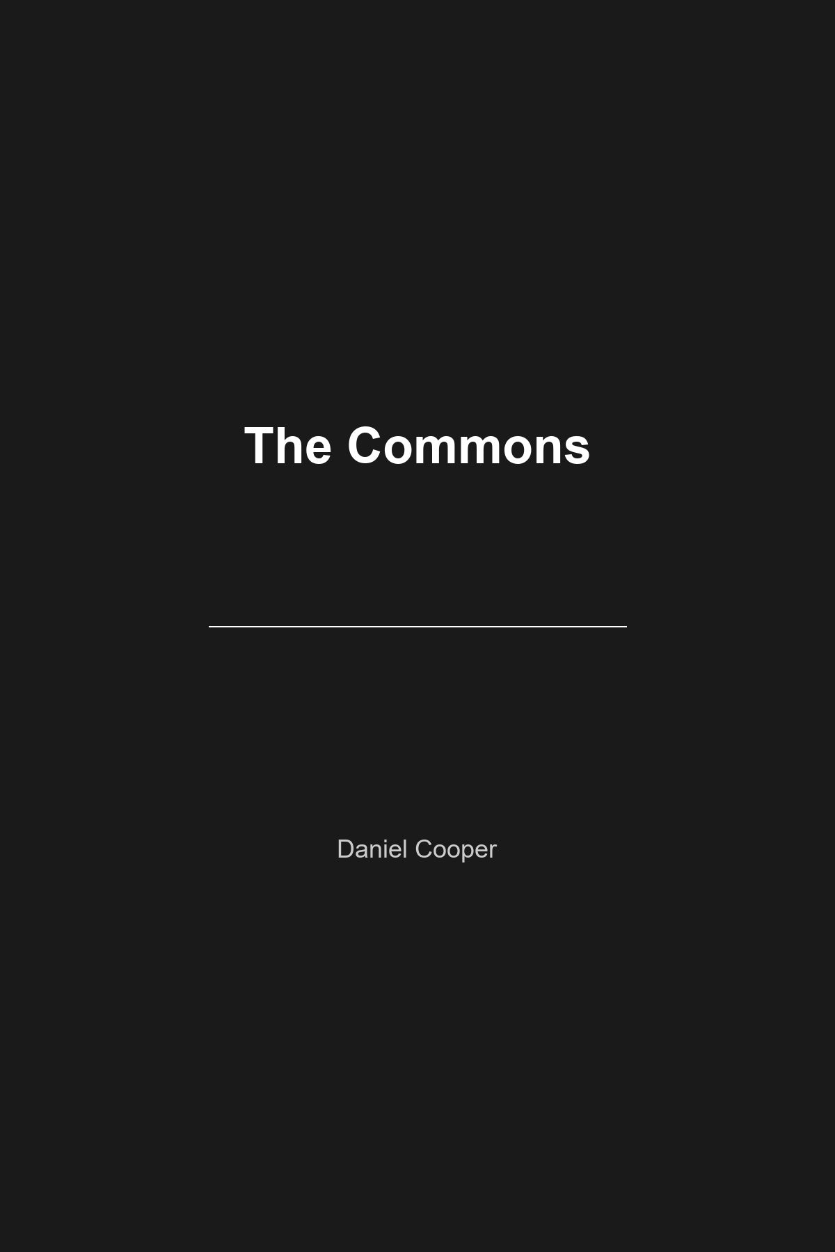 The Commons book cover