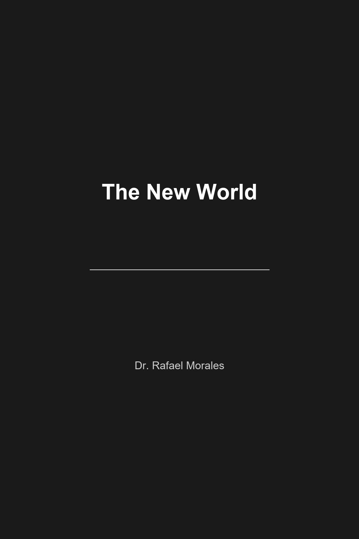 The New World book cover