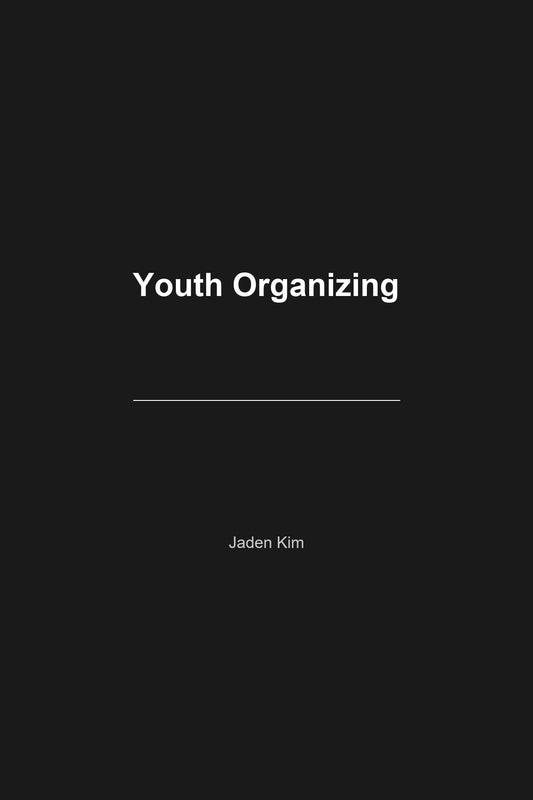 Youth Organizing book cover